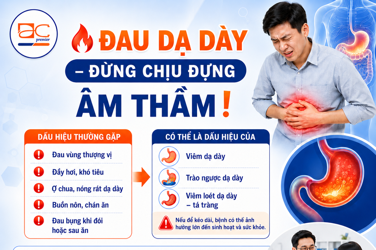  ĐAU DẠ DÀY – ĐỪNG CHỊU ĐỰNG ÂM THẦM!