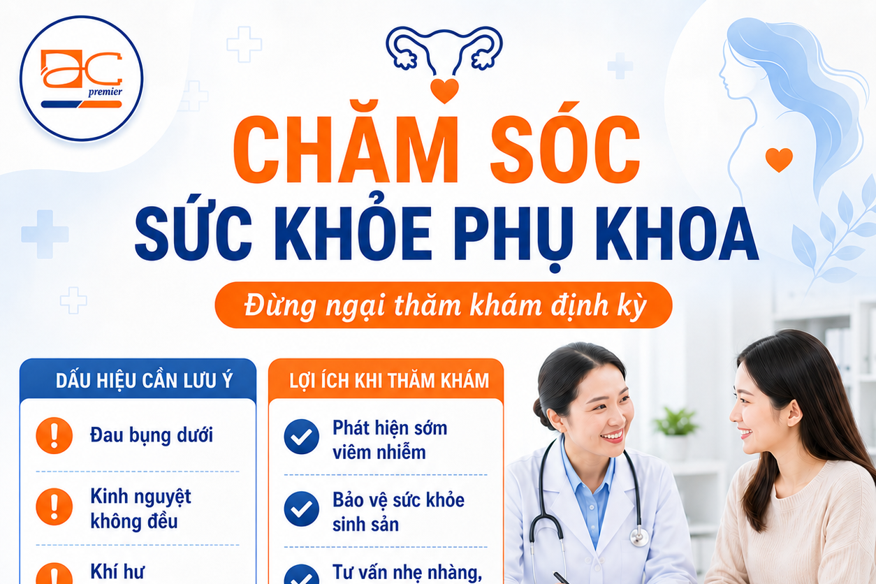  CHĂM SÓC SỨC KHỎE PHỤ KHOA – ĐỪNG NGẠI THĂM KHÁM